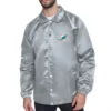 Miami Dolphins Retro Logo Coaches Jacket