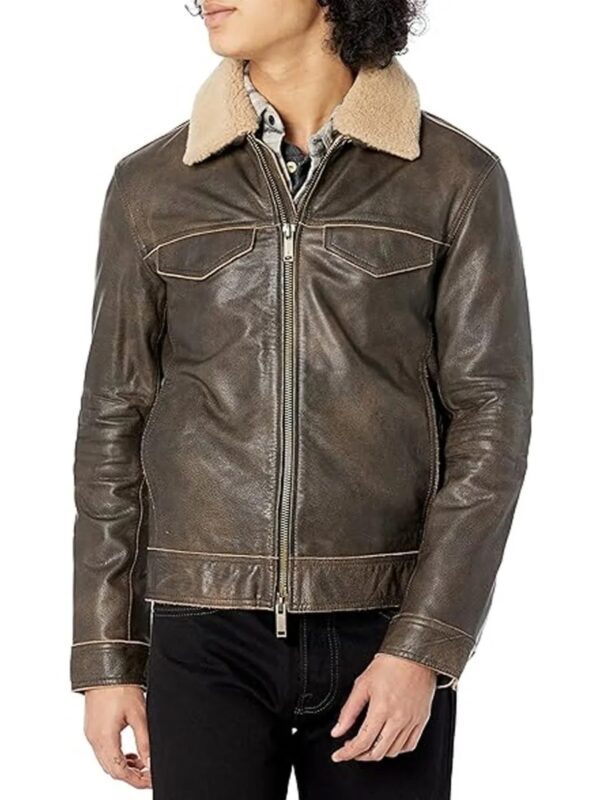 And Just Like That Sebastiano Pigazzi Leather Jacket