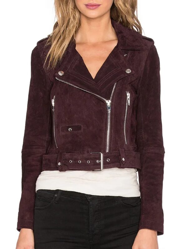 Ashley Benson Brown Suede Jacket Pretty Little Liars S07