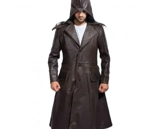 Assassin’s Creed Syndicate Jacob Leather Trench Coat Costume