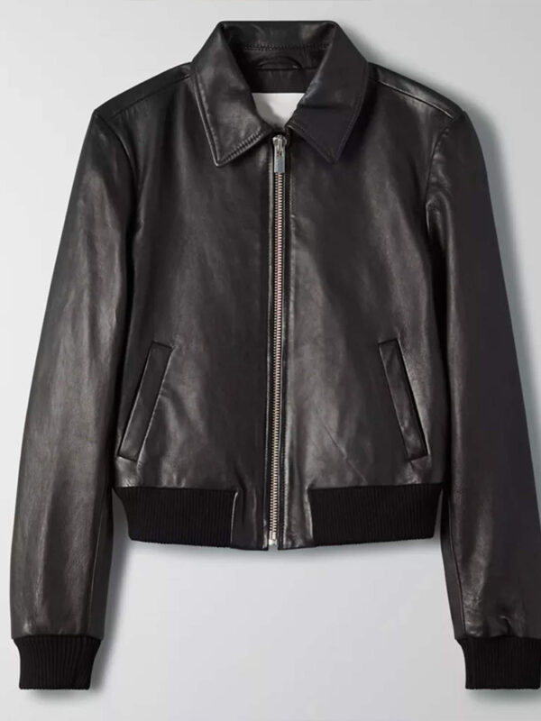 Arrow Season 7 Katherine McNamara Leather Jacket