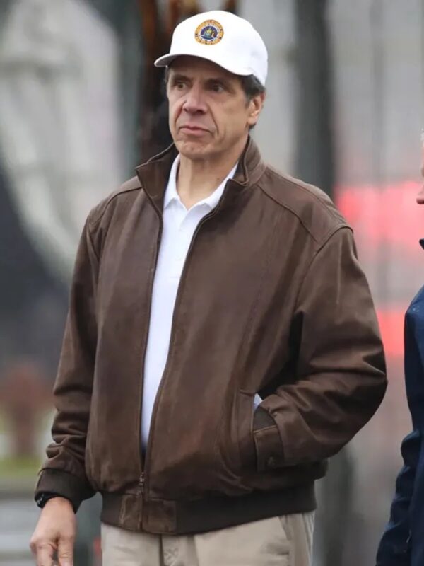 Andrew Cuomo NY Governor Leather Jacket