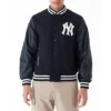 2009 NY Yankees World Series Black Varsity Jacket