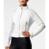 Bayley WWE Pay-Per-View Moto White Quilted Leather Jacket